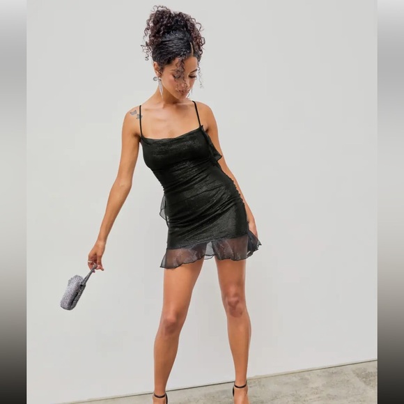 CIDER black mini whimsigoth fairy hoco whimsical gothic baddie - Picture 9 of 11